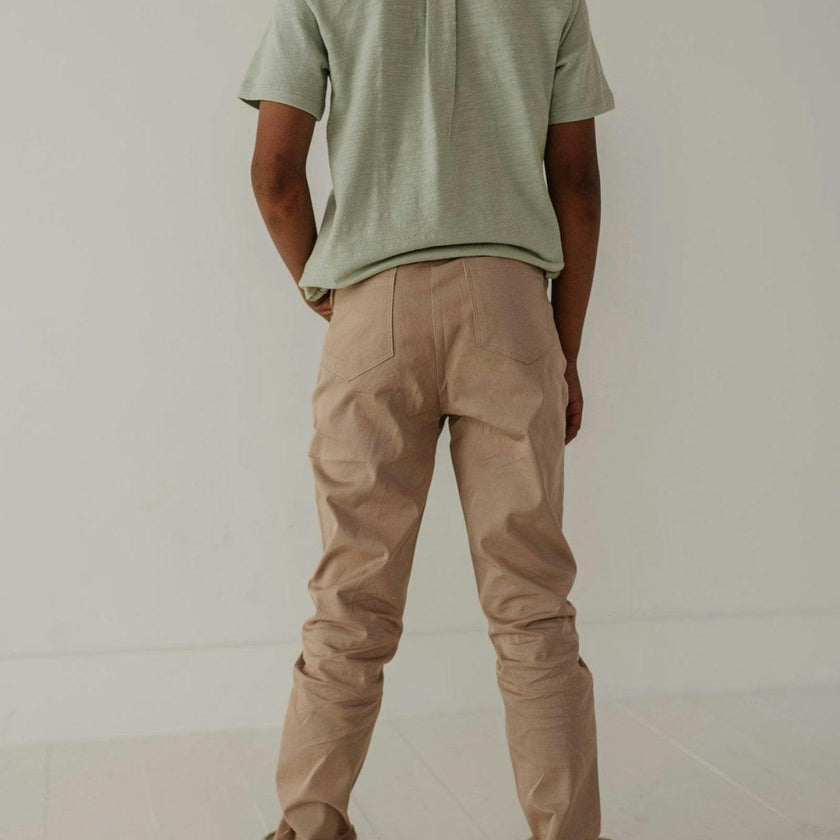 Boy's Collar Button Shirt Desert Sage