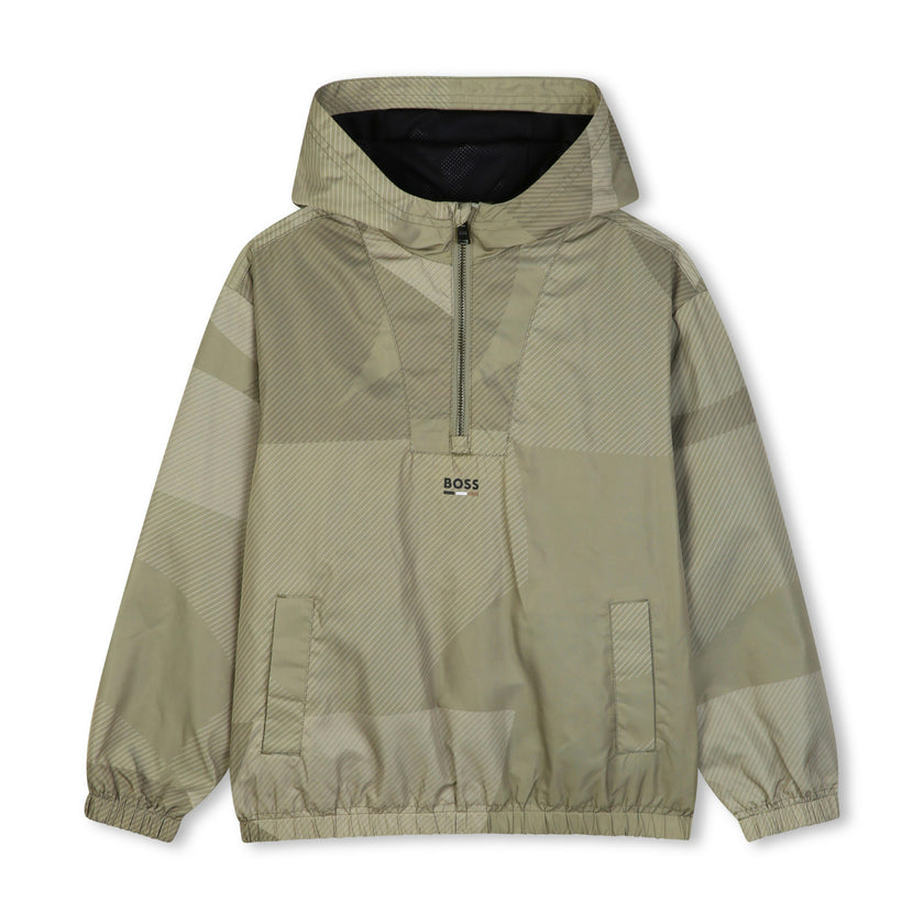 Olive Windbreaker Jacket