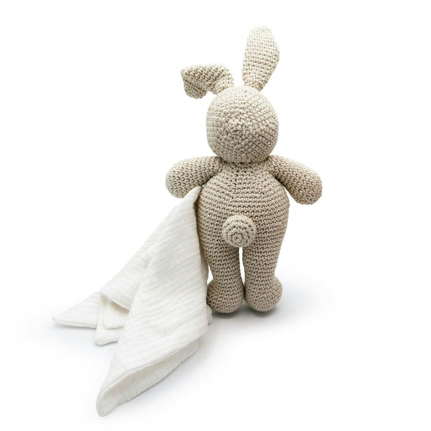 Bunny Plush Lovey 100% organic cotton