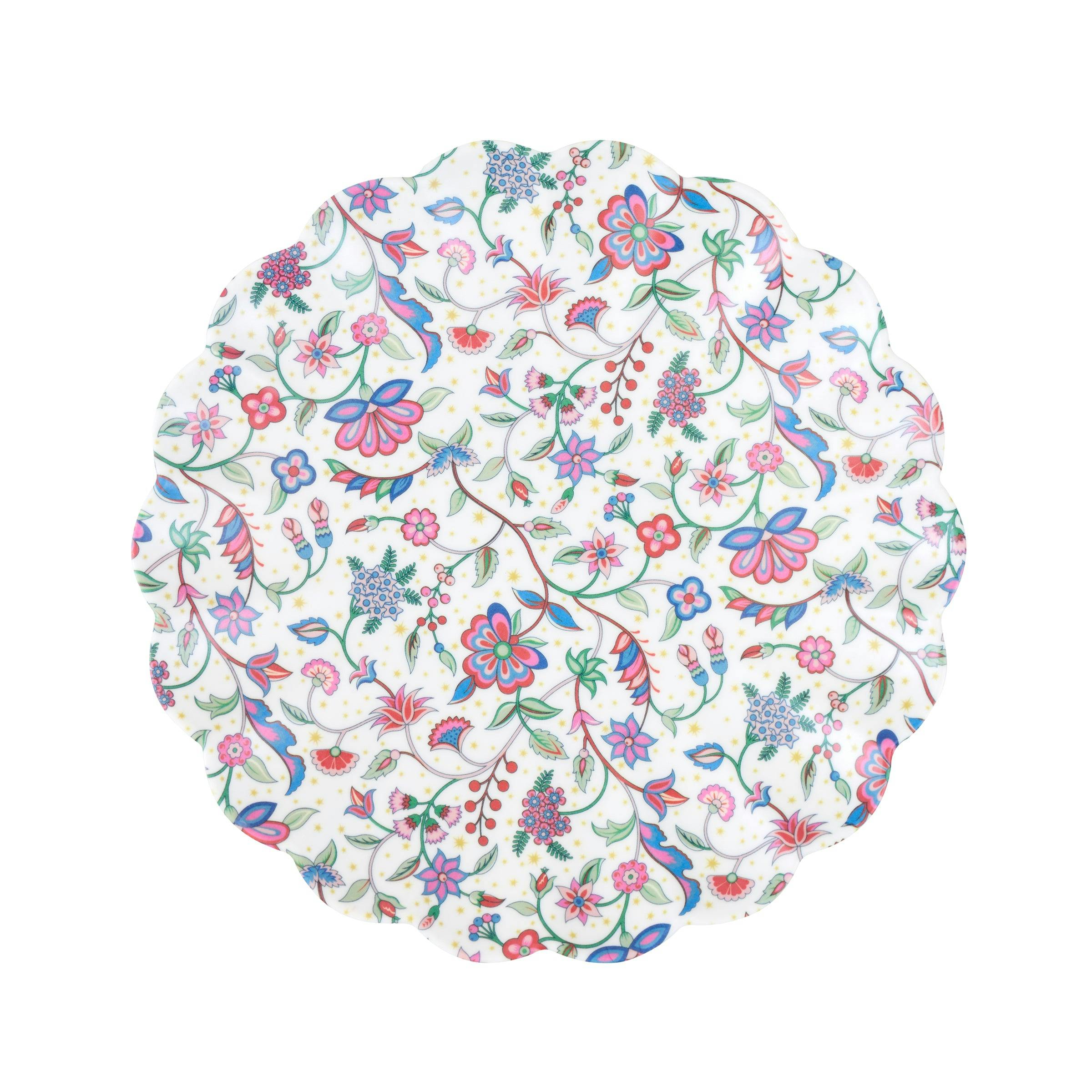 Meri Meri x Liberty Red & Green Reusable Small Plates