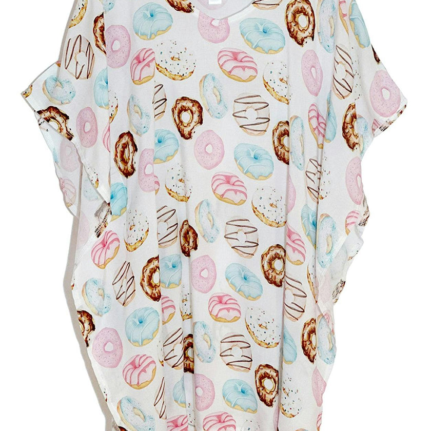 Print Cover-Up Poncho