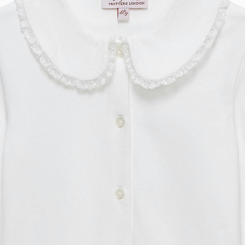 Evelyn Lace Jersey Top