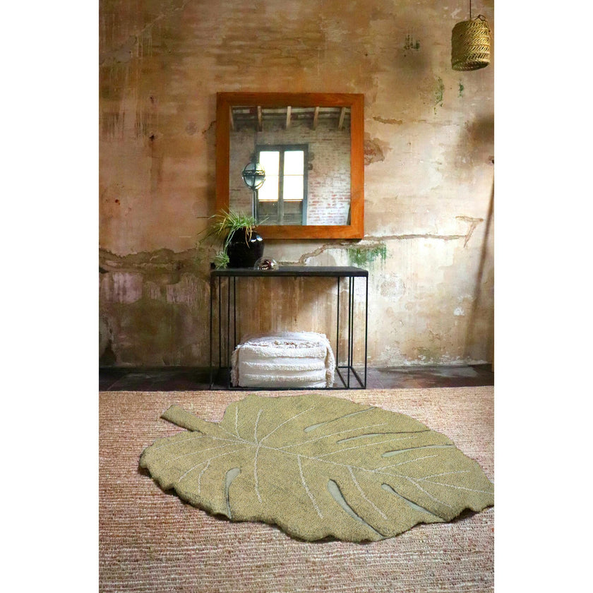 Monstera Washable Rug