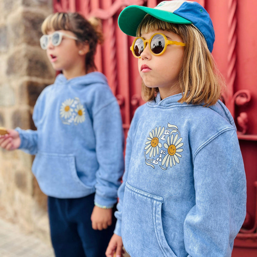 Kids Be Kind Hoodie-Washed blue-Unisex