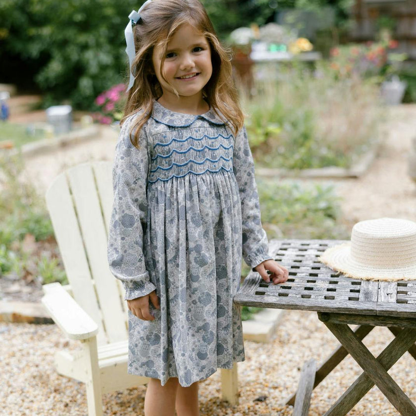 Clara Dress in Dahlia Daze