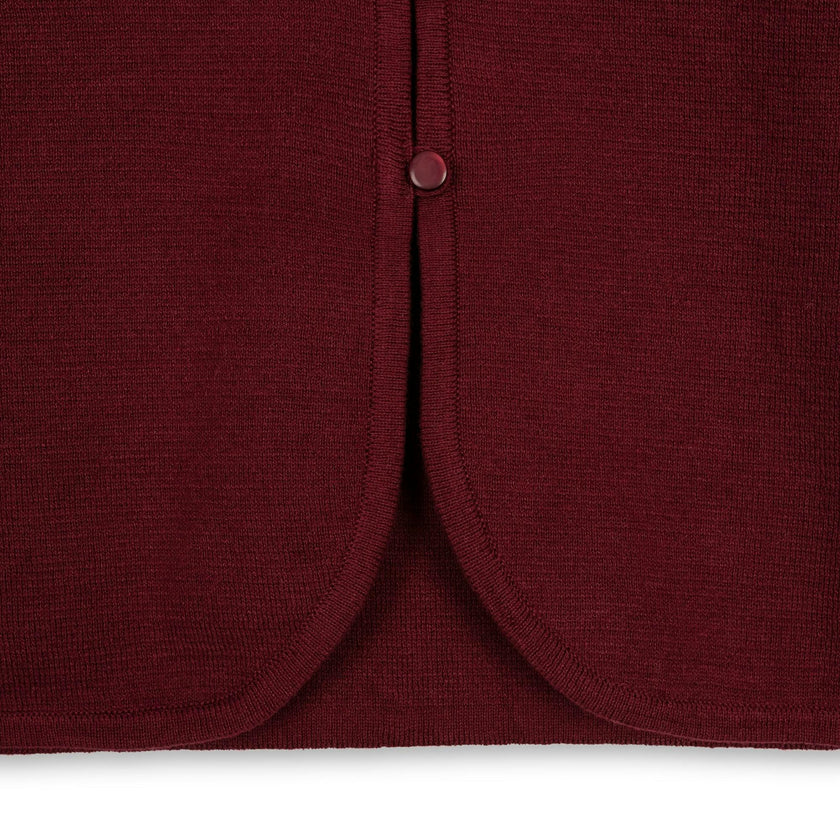 Organic Curved Hem Cardigan