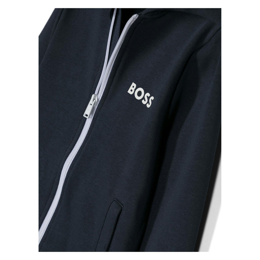 Navy Zip Up Hoodie
