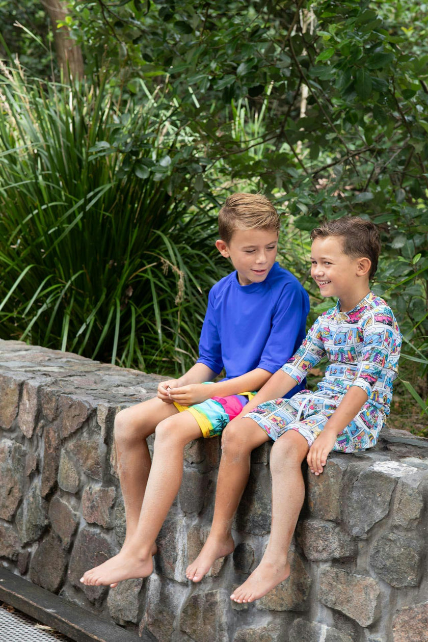 Boys Short Sleeve Rashie – UPF 50+ (Bondi)