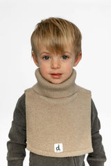 Knit Turtle Neckwarmer Light Taupe