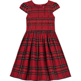 Bonnie Smocked Plaid Tartan Girls Party Dress