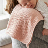 RILEY 5-Pack Crinkle Muslin Burp Cloths