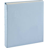 Large Clear Pocket Pebble Grain Leather Photo Album
