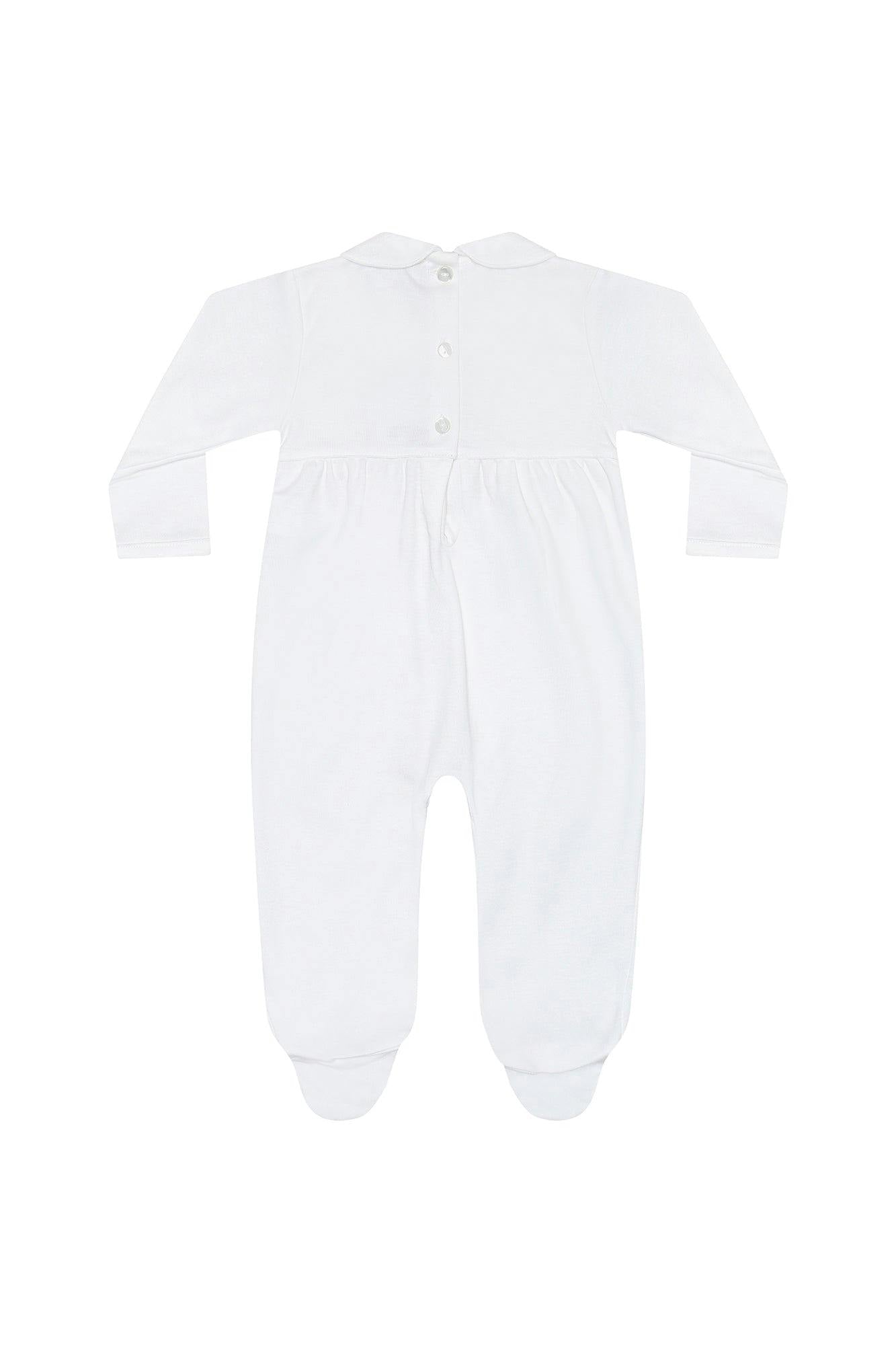 Signature Smocked Girls Footie