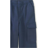 Wide Leg Cargo Pants, Blue