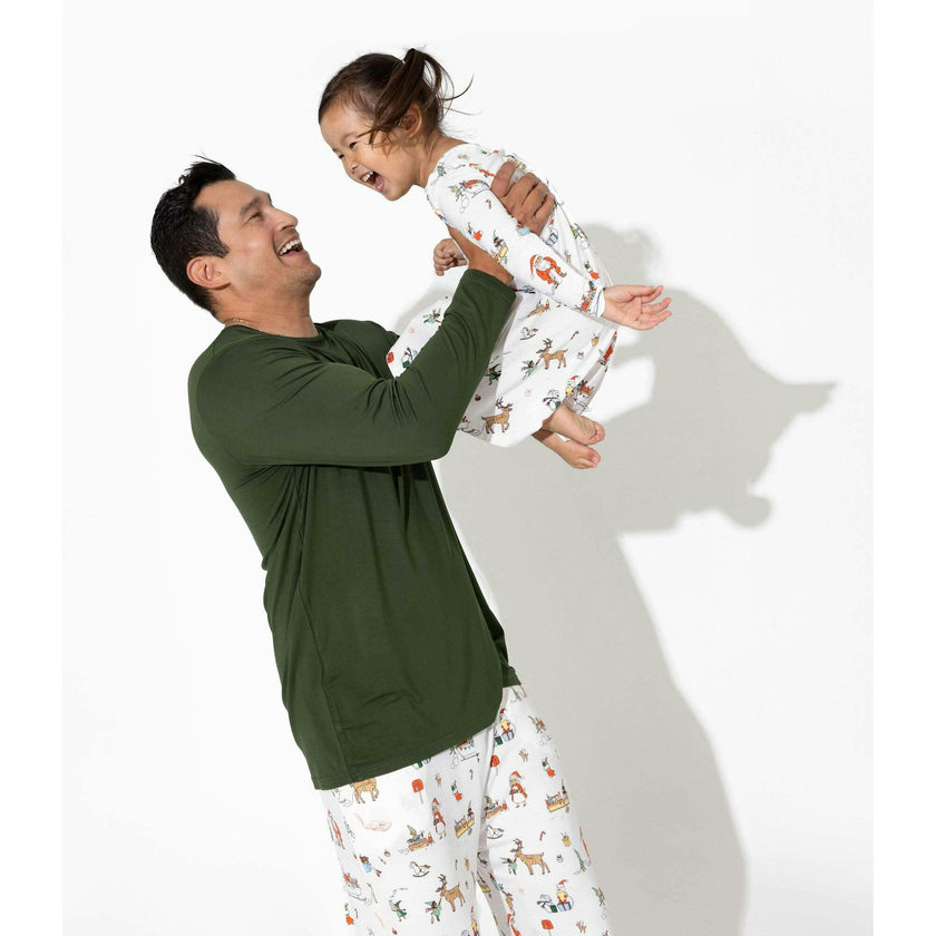 Santa's Workshop Bamboo Girls' Long Sleeve Dress