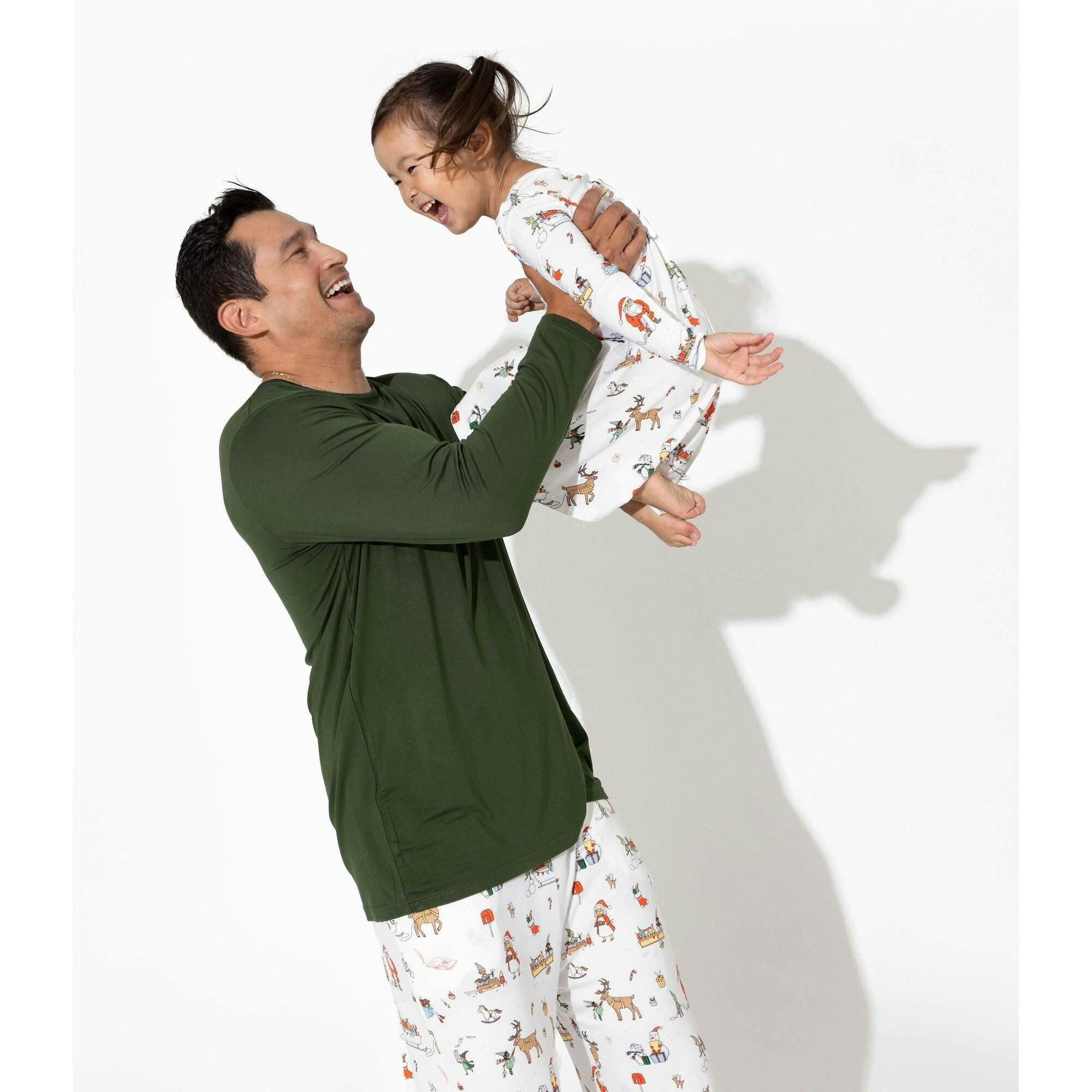 Santa's Workshop Bamboo Girls' Long Sleeve Dress