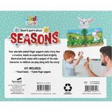 First Library: Four Seasons W/ 4 Die-Cut Board Books & Finger Puppets