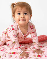 Bows & Blooms Bamboo Convertible Footie