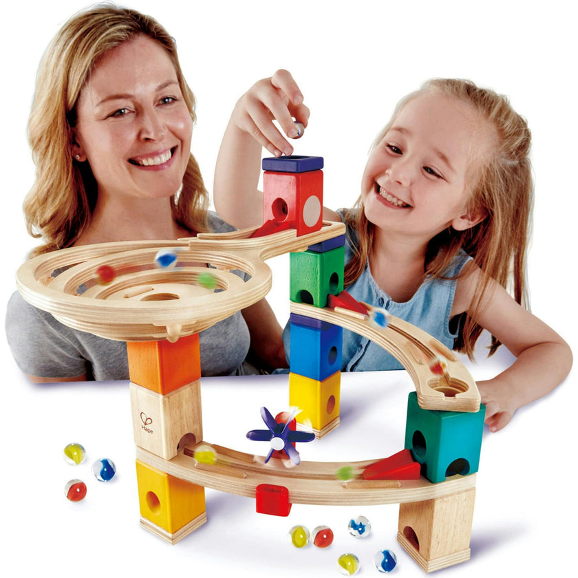 Quadrilla Wooden Marble Run DIY Construction