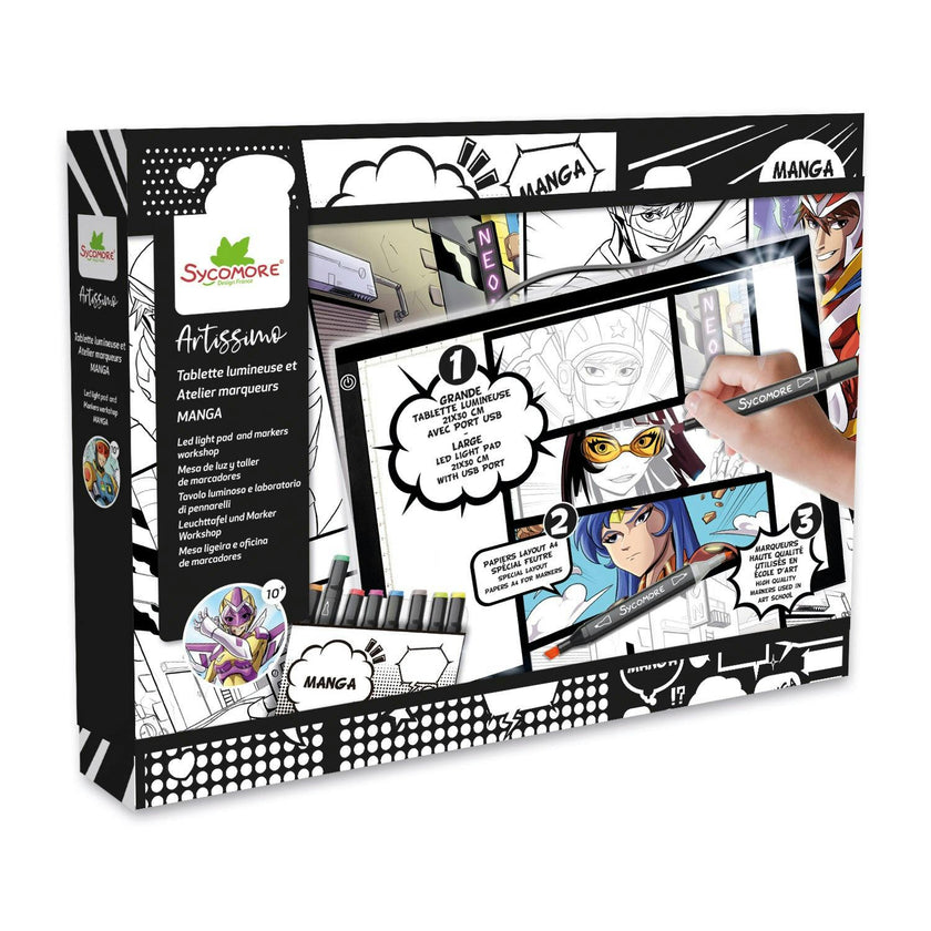 Manga - + Led Light Pad And Markers Workshop - 10y+