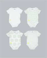 Baby Boy Short Sleeve 4pc Onesie Set