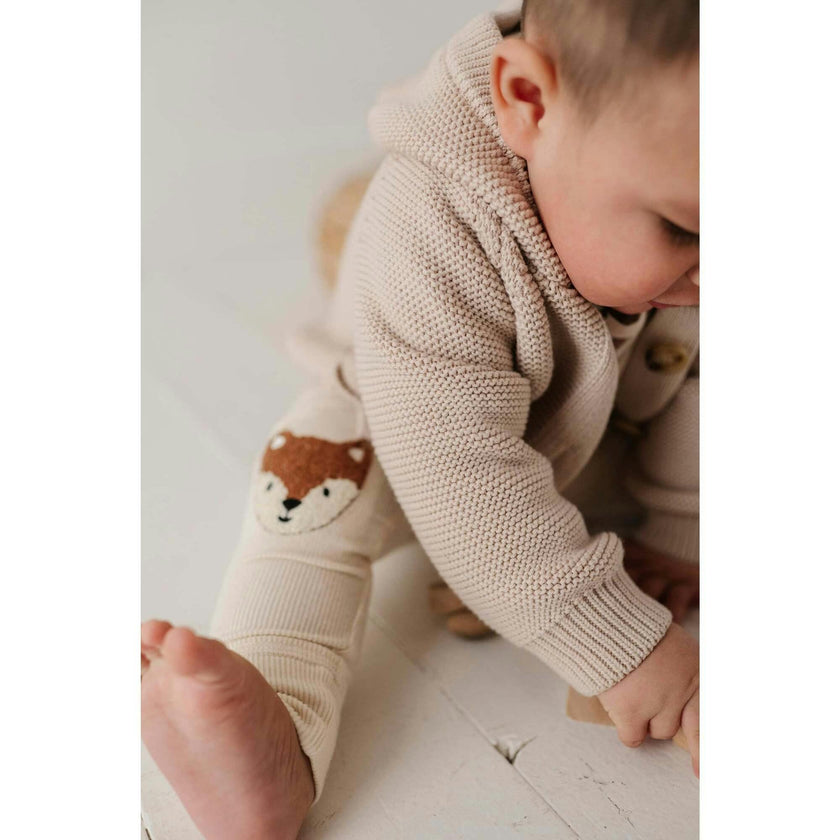 Baby Girl Knit Hoodie
