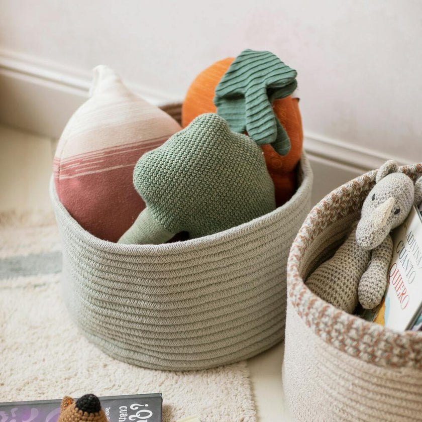 Gram Hand Braided Thick Cord Basket