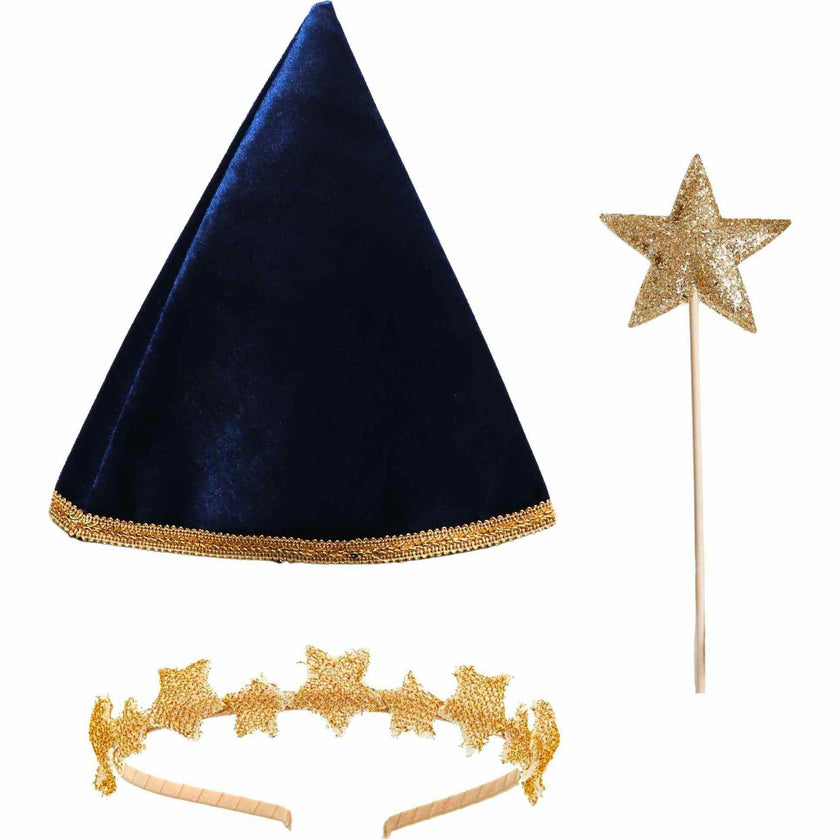 Magical Wizard Cape Set - Navy