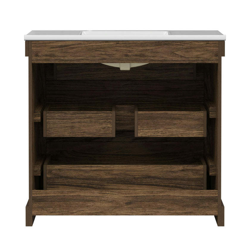 Teamson Home Donovan 36" Single Bathroom Vanity with Two Drawers