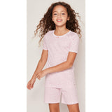 Kid's Pima Snug Fit Pajama Short Set in Sweethearts