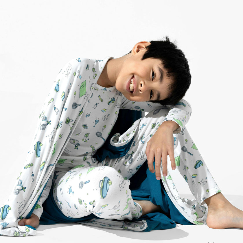 Tennis Bamboo Kids Pajamas
