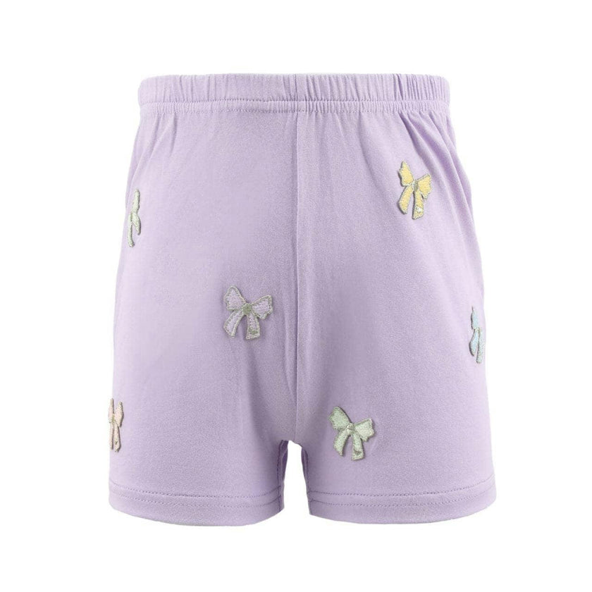 Lavender Pretty Bows Short Set
