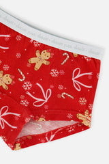 Boyshort Panty Pack Of 3 Holiday Prints
