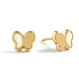 Butter Cream Hudson Butterfly Studs