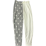 Girls Colorblock Star Drawstring Joggers, Prints
