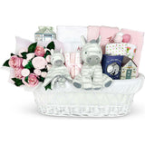 Personalized Zachery Moses Basket Baby Hamper