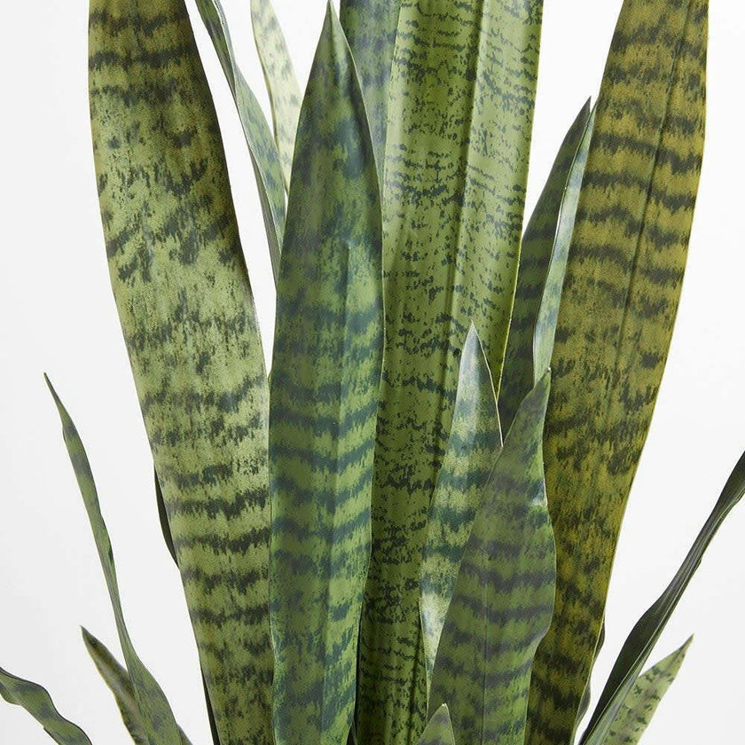 Artificial Snake Plant with Artisan Planter