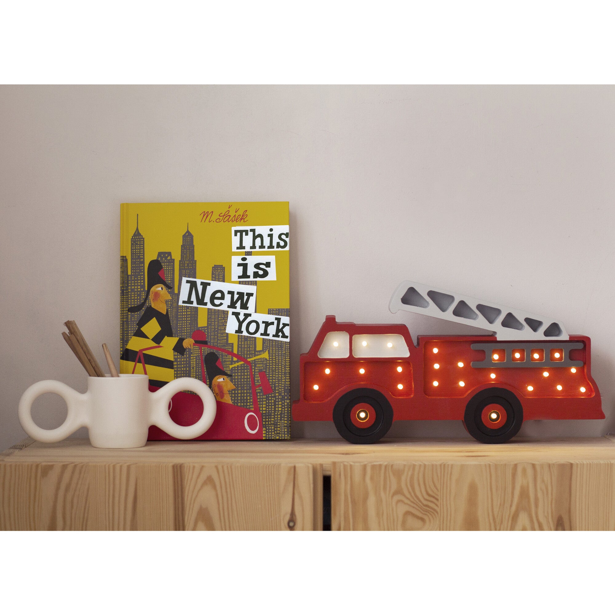 Fire Truck Lamp