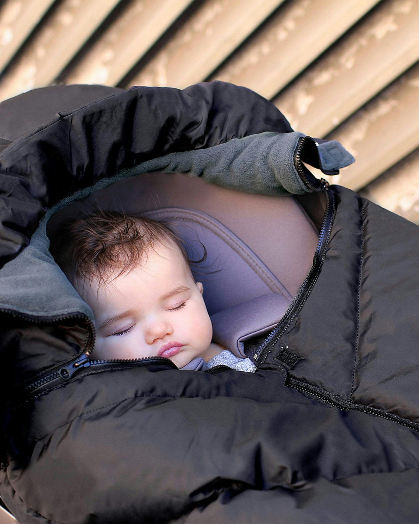 Car Seat Cocoon - Navy Plush