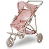Olivia's Little World Confetti Doll Jogging Stroller with Retractable Canopy