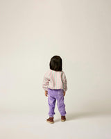 Velour Weekend Jogger in Violet