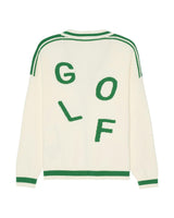 Emily Varsity Cardigan - Golf