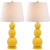 Set of 2 Jayne Three-Sphere Glass Lamps