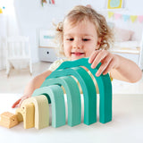 Hape: Arctic Polar Stacking Blocks - Wooden Nesting Toy
