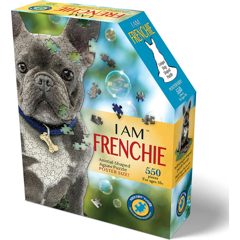 Madd Capp: I Am Frenchie - 550 Piece Puzzle - Shaped Animal Jigsaw