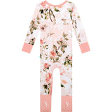 Vintage Pink Rose Convertible One Piece