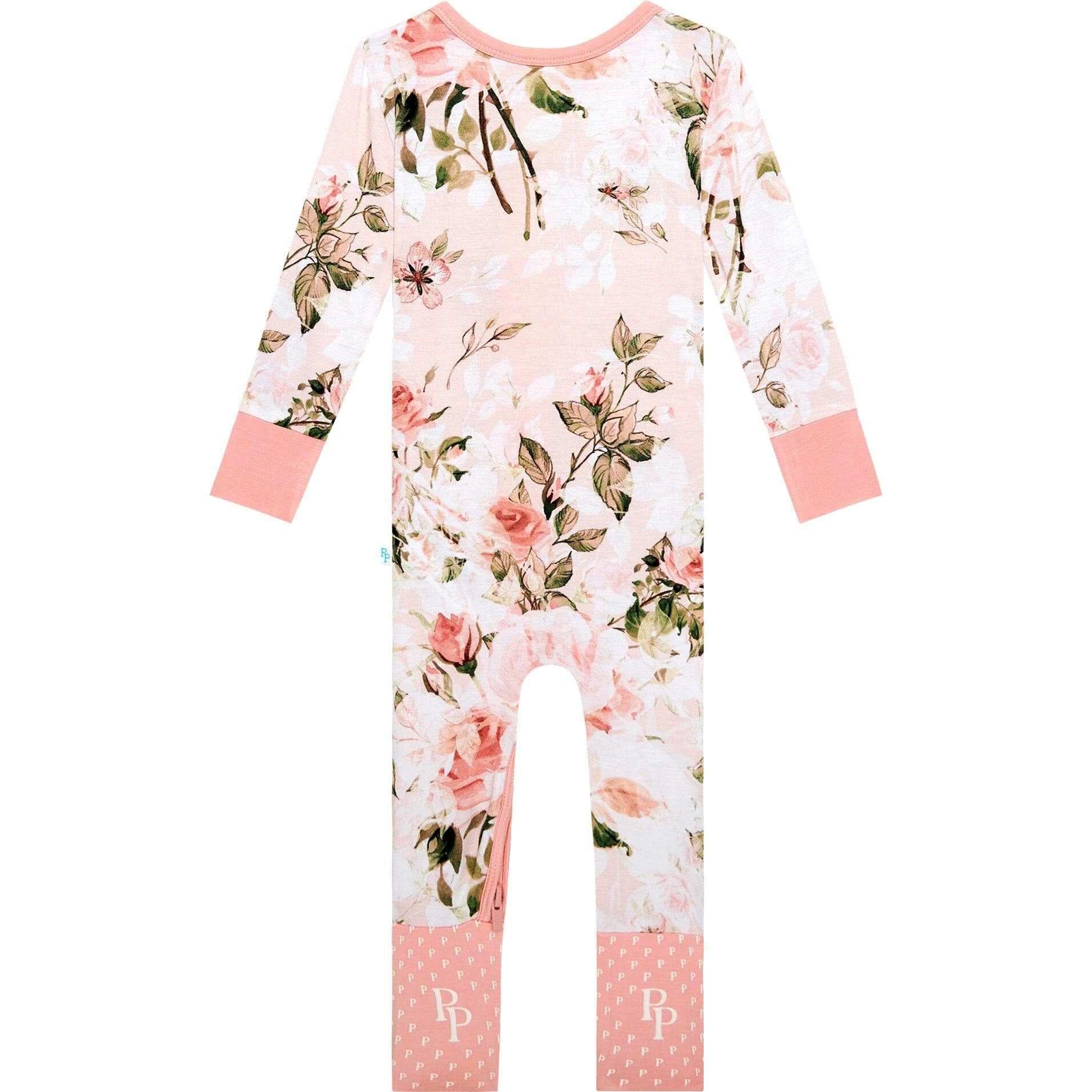 Vintage Pink Rose Convertible One Piece