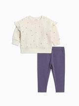 Organic Girls Winter Fleece and Legging Set