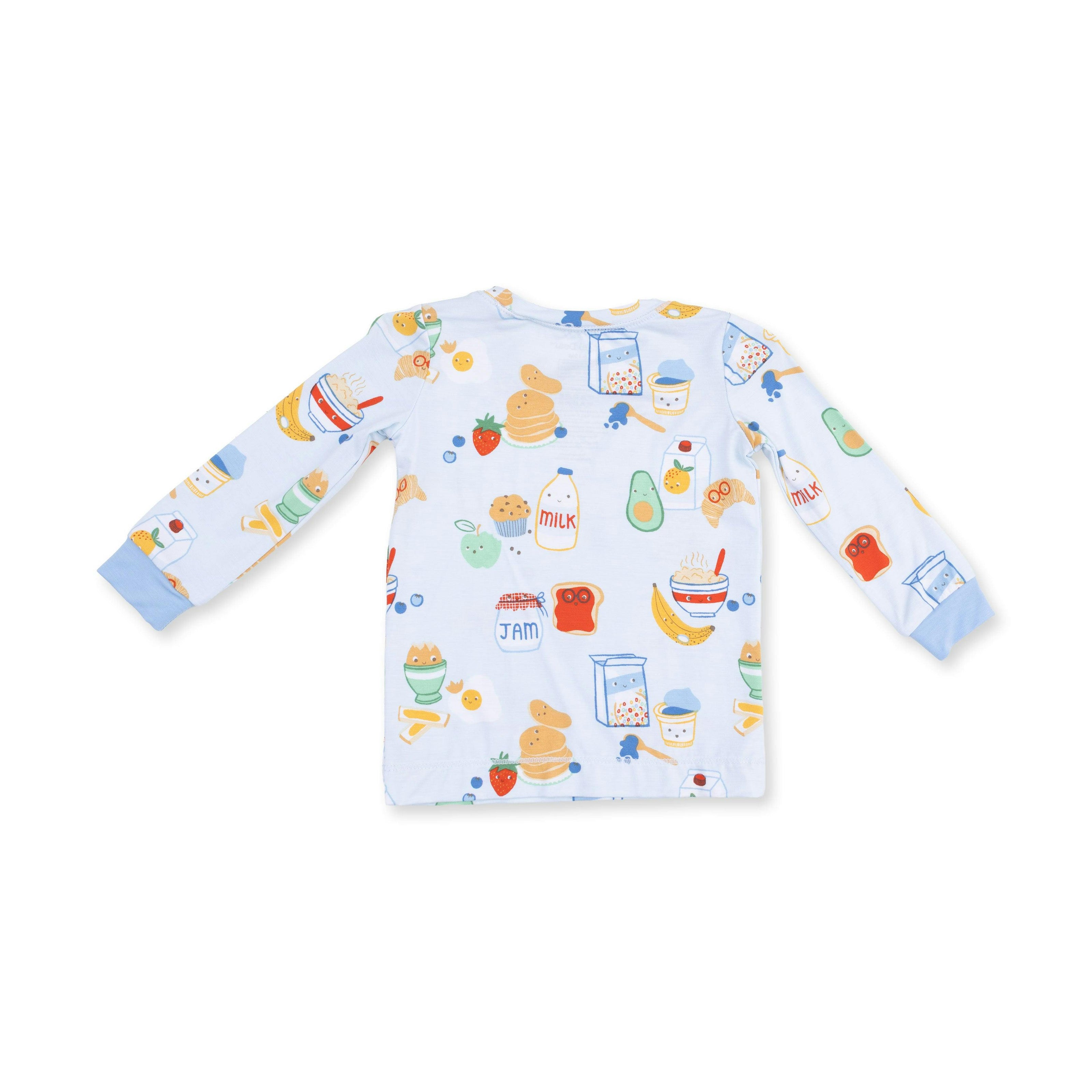 Breakfast Club Blue - Long Sleeve Loungewear Set
