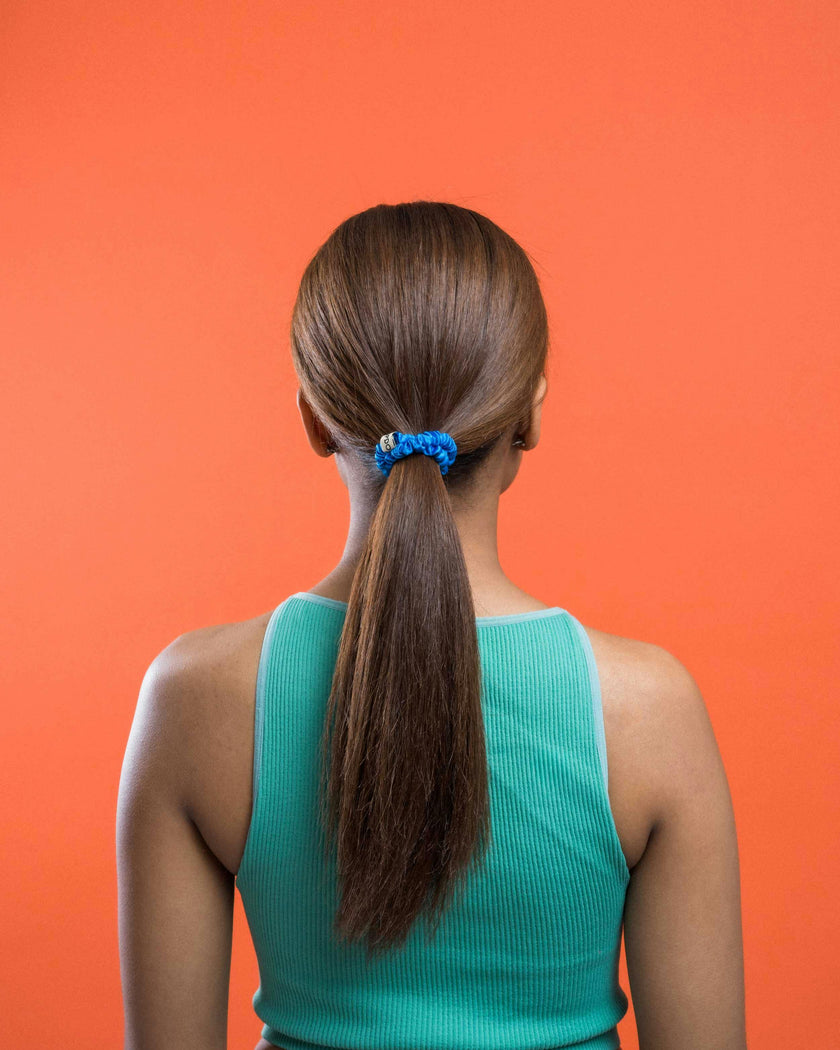 Cabana Skinny Silk Scrunchies